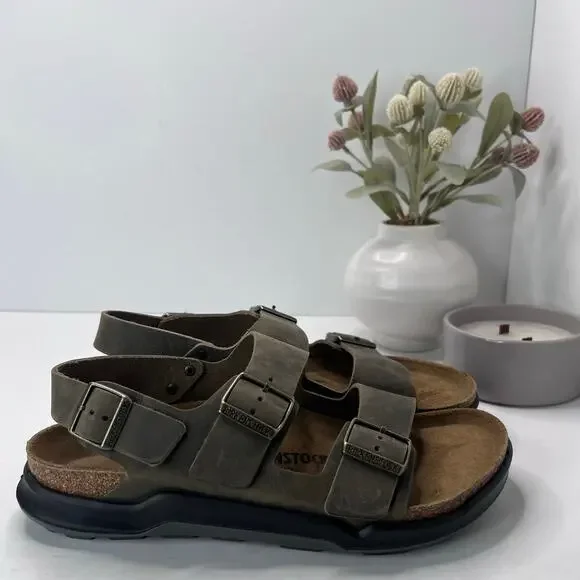 Birkenstock | Shoes | Birkenstock Milano Ct Leather Sandals  display picture 2